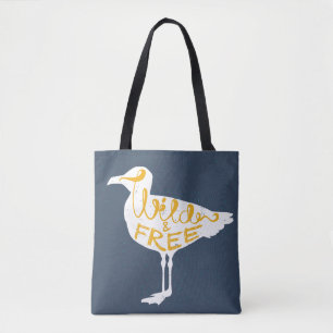Seagull   Wild And Free Tote Bag