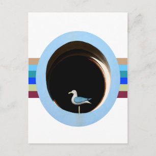 Seagull Window Postcard