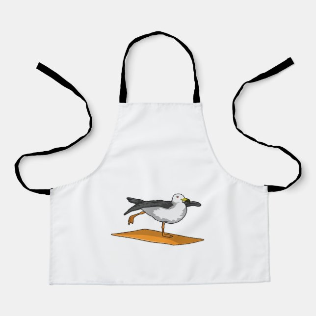 Seagull Yoga Meditation Fitness Apron (Front)