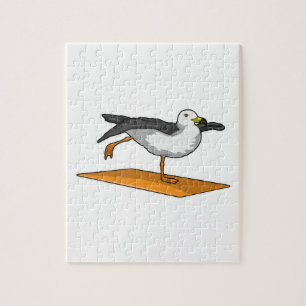 Seagull Yoga Meditation Fitness Jigsaw Puzzle