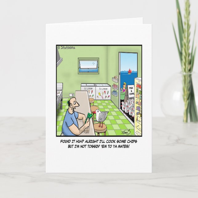 Seagulls and Chips Card (Front)