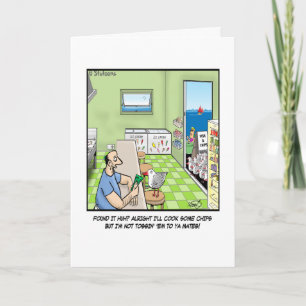 Seagulls and Chips Card