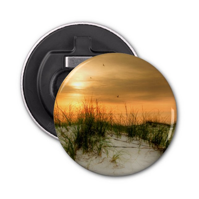 Seagulls at Sunrise Bottle Opener (Front)