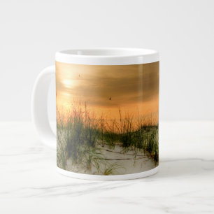 Seagulls at Sunrise Large Coffee Mug
