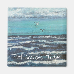 Seagulls at Sunset Magnet