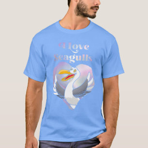 Seagulls Bird Lover I love Seagulls Bird lovers gi T-Shirt