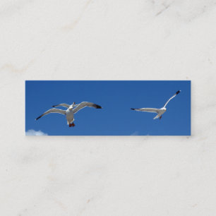 Seagulls bookmark business card