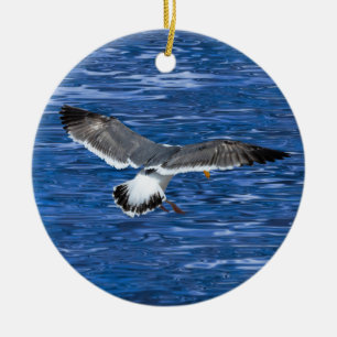 SEAGULLS CERAMIC TREE DECORATION
