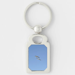 Seagulls Flying High - Key Ring
