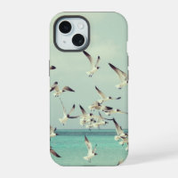 Seagulls Flying Over the Sea Cool