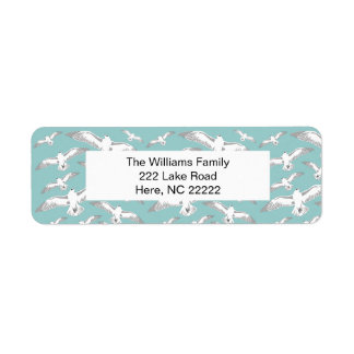 Seagulls Galore Return Address Labels
