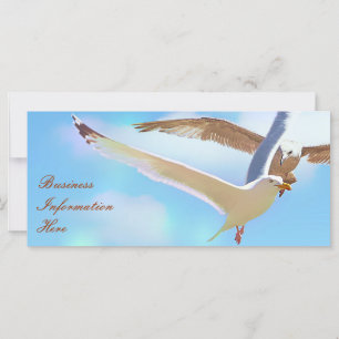 Seagulls in Flight 2012 Calendar Bookmark Rack Car