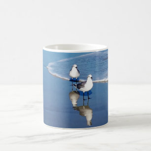 Seagulls on the Beach Classic Mug