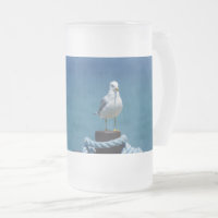 Seagulls Paradise At Mackinac Frosted Mug