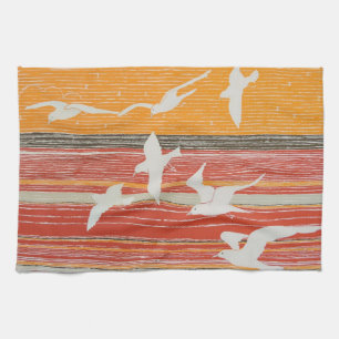Seagulls Tea Towel