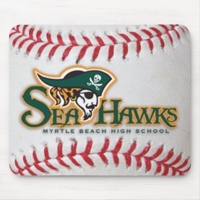 Seahawk Baseball Mousepad (Front)