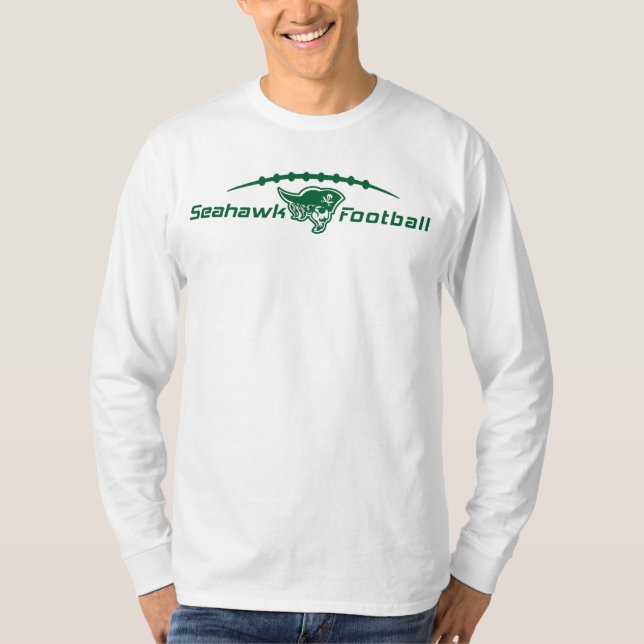 Seahawk Football Long Sleeve T-Shirt (Front)