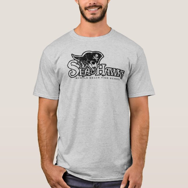 Seahawk Logo Long Sleeve DT T-Shirt (Front)