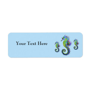 Seahorse Address Labels