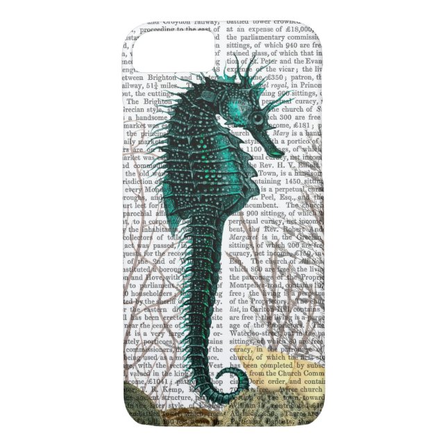 SeaHorse and Sea Urchins 2 Case-Mate iPhone Case (Back)