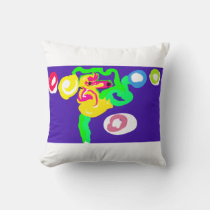 Seahorse art king cushion