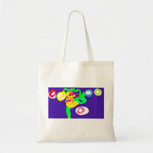 Seahorse art king tote bag