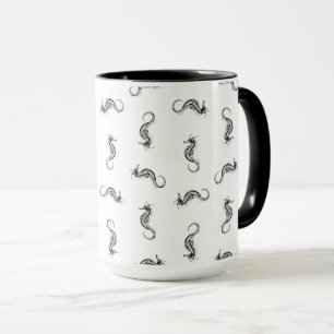 Seahorse Art Pattern CUSTOM BACKGROUND COLOR Mug