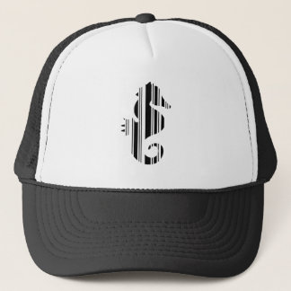 SEAHORSE BAR CODE Fish Barcode Pattern Design Trucker Hat