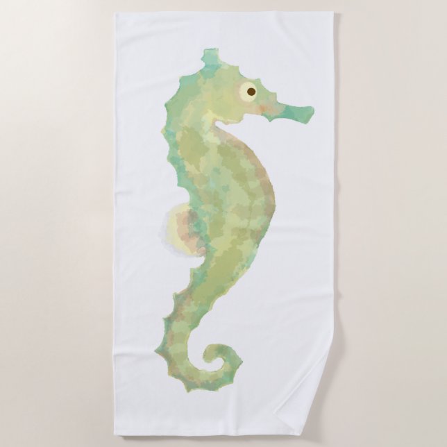 Seahorse Beach Towel (Front)