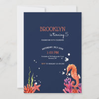 Seahorse Birthday Party