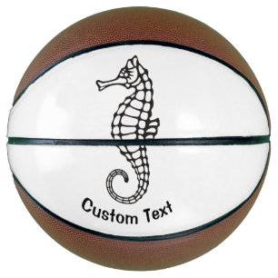 Seahorse Black Basketball