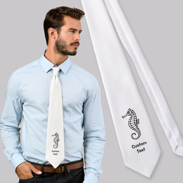 Seahorse Black Tie (Creator Uploaded)