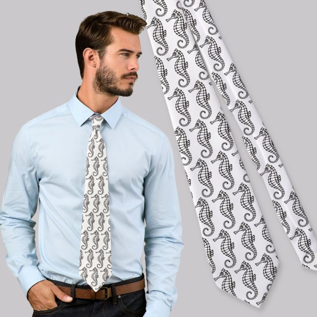 Seahorse Black Tie (Creator Uploaded)