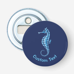 Seahorse Blue Bottle Opener