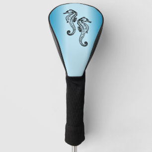 Seahorse Blue Golf Head Cover