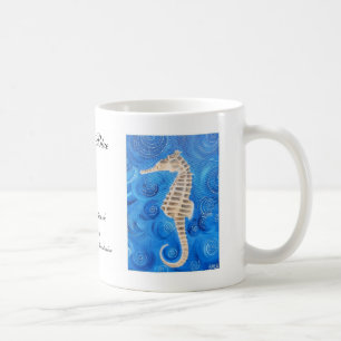 Seahorse Blue Mug
