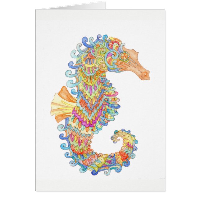 Seahorse celebrates carnival (Front)