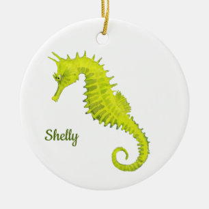 Seahorse Ceramic Tree Decoration