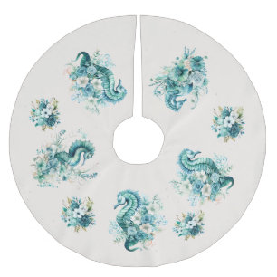 Seahorse Christmas Tree Skirt