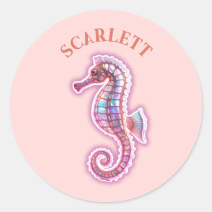 Seahorse Classic Round Sticker