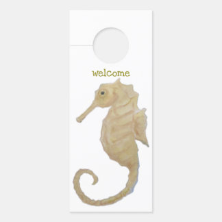 Seahorse Courage Maureen Girard Fish Door Hanger