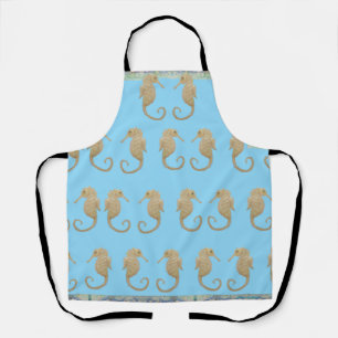 Seahorse Courage Maureen Girard Fish Sea Life Apron