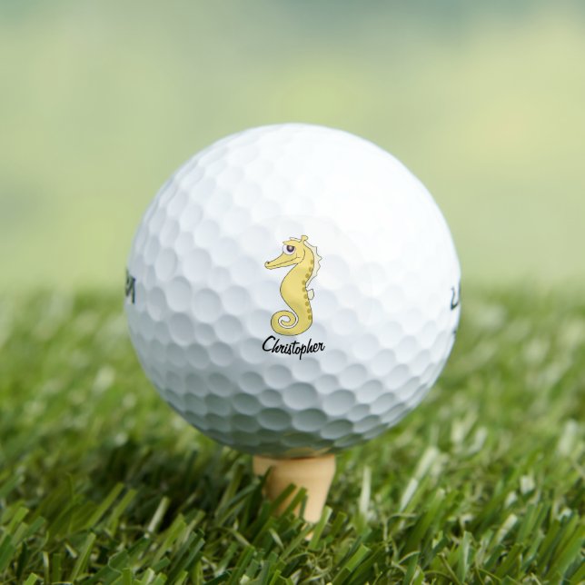 Seahorse Design Golf Balls (Insitu Tee)