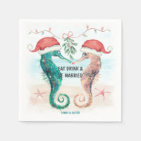 Seahorse Eat Drink Be Married Coastal Christmas