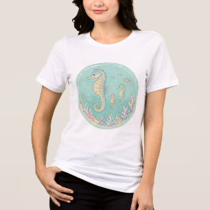 Seahorse Family Reef Tee