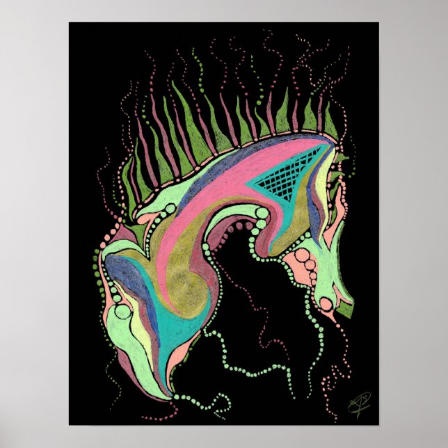 Seahorse - Fine art print (Front)