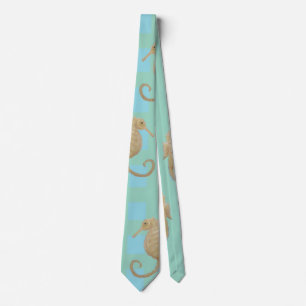 Seahorse Fish Maureen Girard Courage Ocean Healing Tie