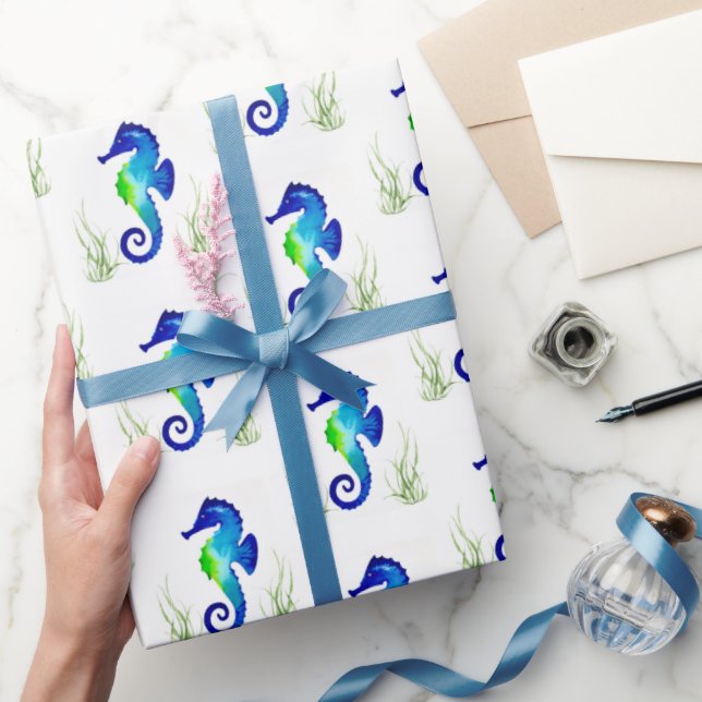 Seahorse Gift Wrap (Gifting)