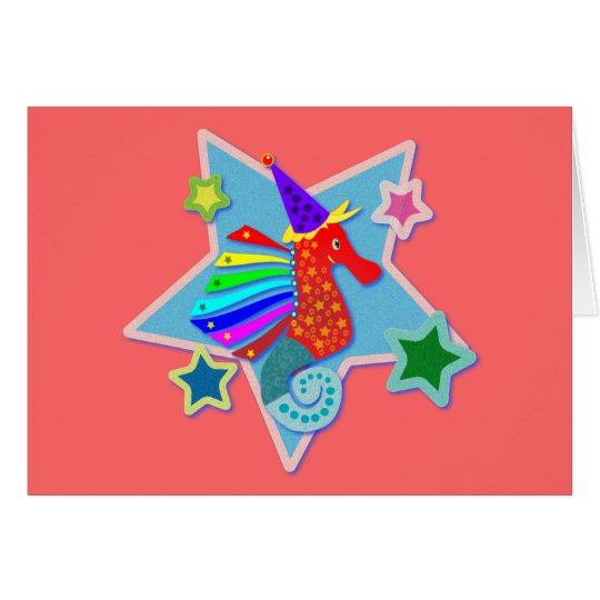 Seahorse Greeting Card
