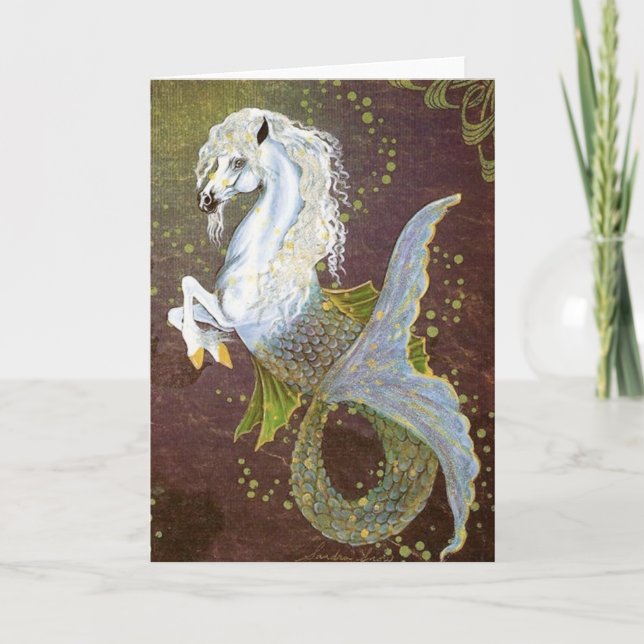 Seahorse Hippocampus Card (Front)